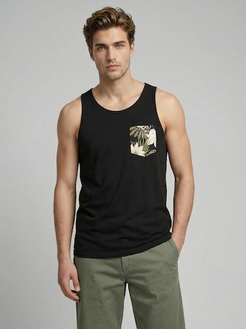 T-Shirt 'JREBRUSSEL' JJ Rebel en noir : devant