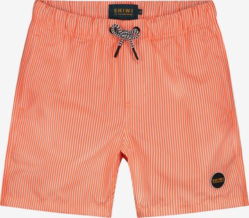 Shiwi Board Shorts in Orange: front
