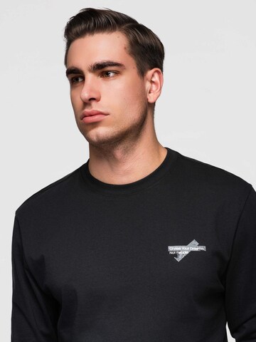 Ombre Shirt in Black