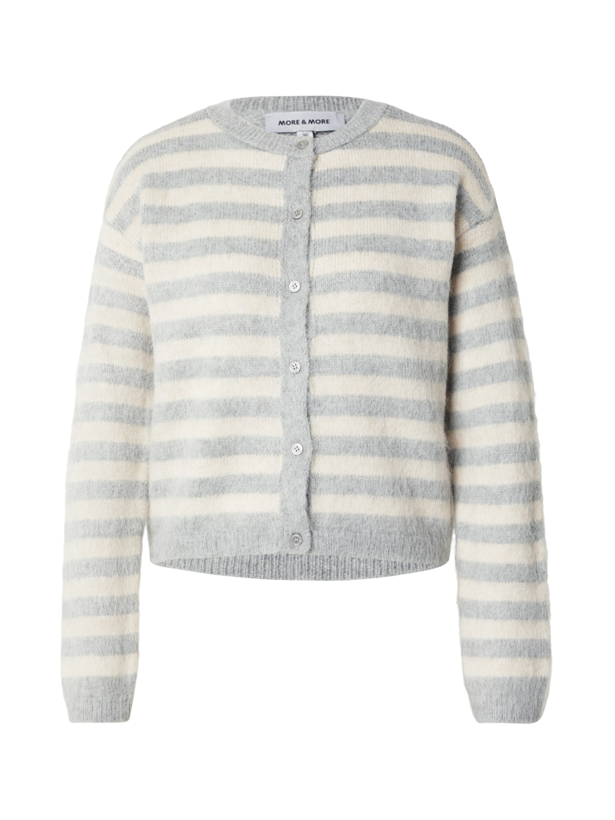 MORE & MORE - Casaco de malha em cinzento: frente