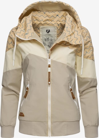 Ragwear Performance Jacket 'Nuggie' in Beige: front