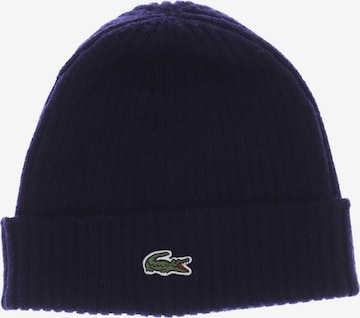 LACOSTE Hat & Cap in One size in Blue: front