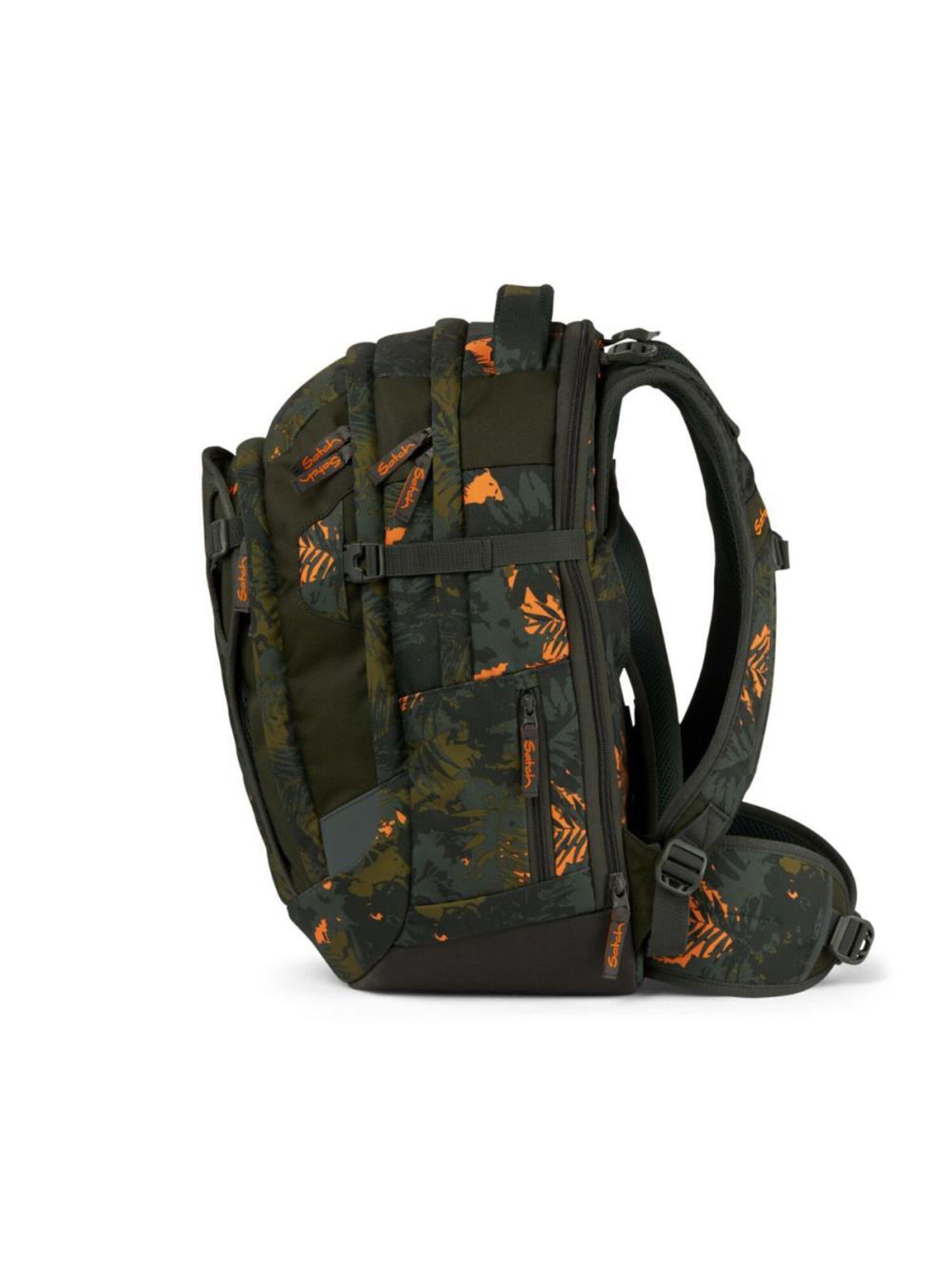 Satch Backpack 'Satch Match Schulrucksack Set 3tlg' in Green