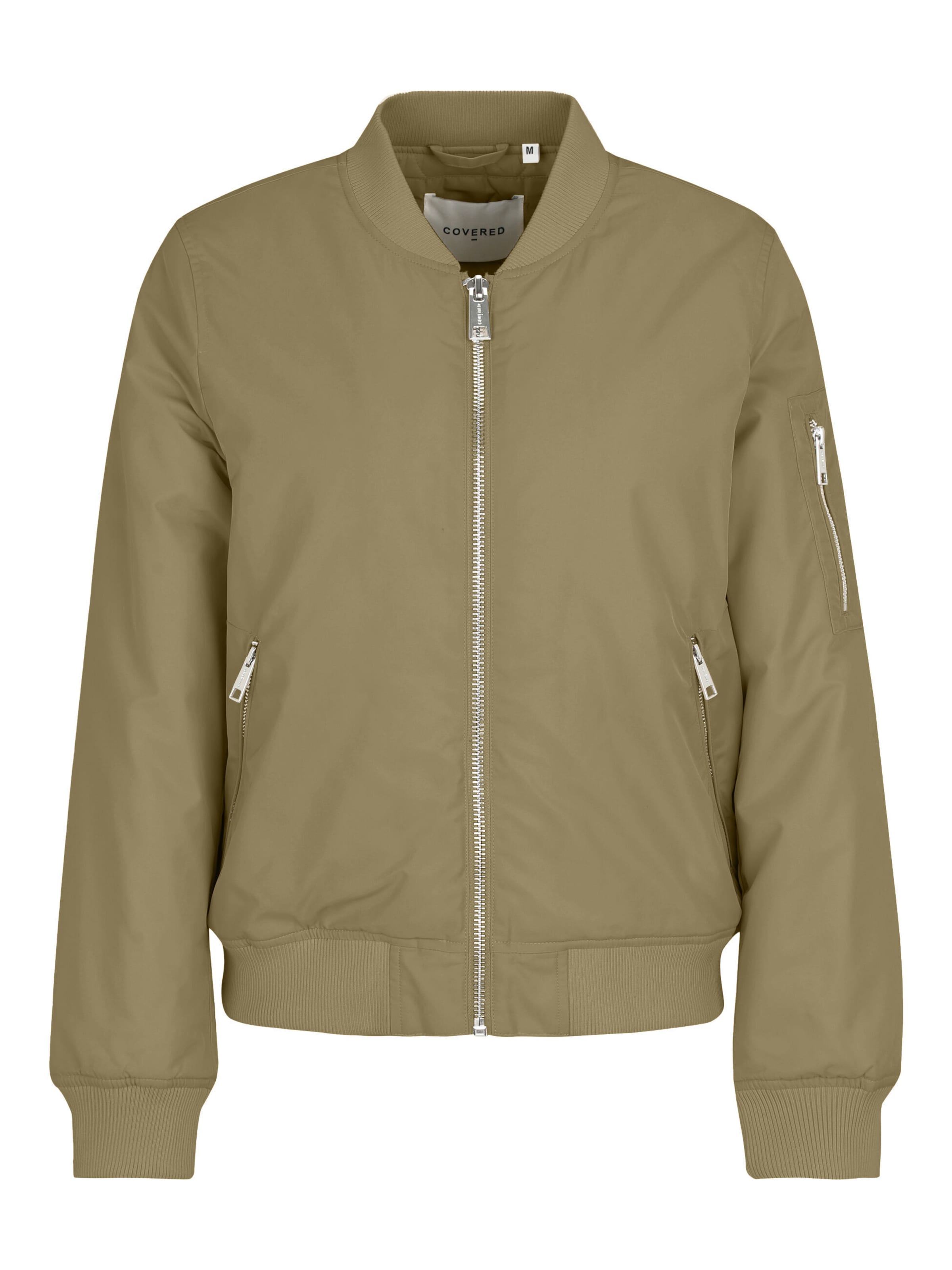 Covered Tussenjas 'BONNIE 2' in Groen: voorkant