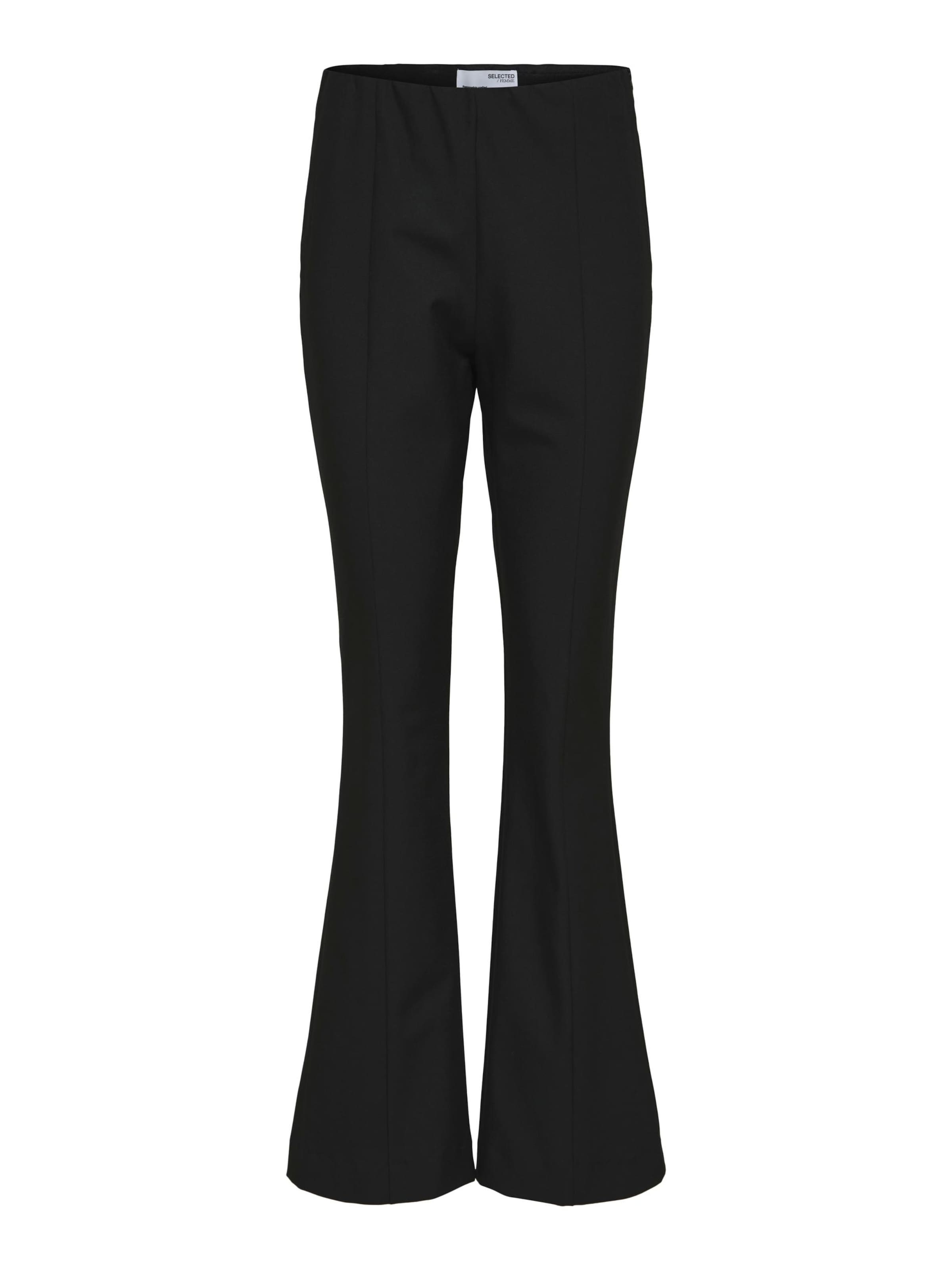 Pantalons Pantalon ELIANA Selected Femme Tall en Noir 