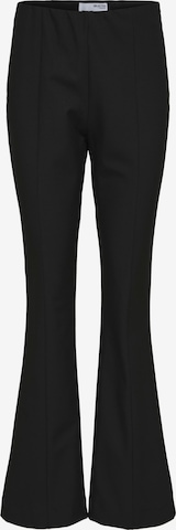 SELECTED FEMME Rozkloszowany krój Spodnie 'Eliana' w kolorze czarny: przód
