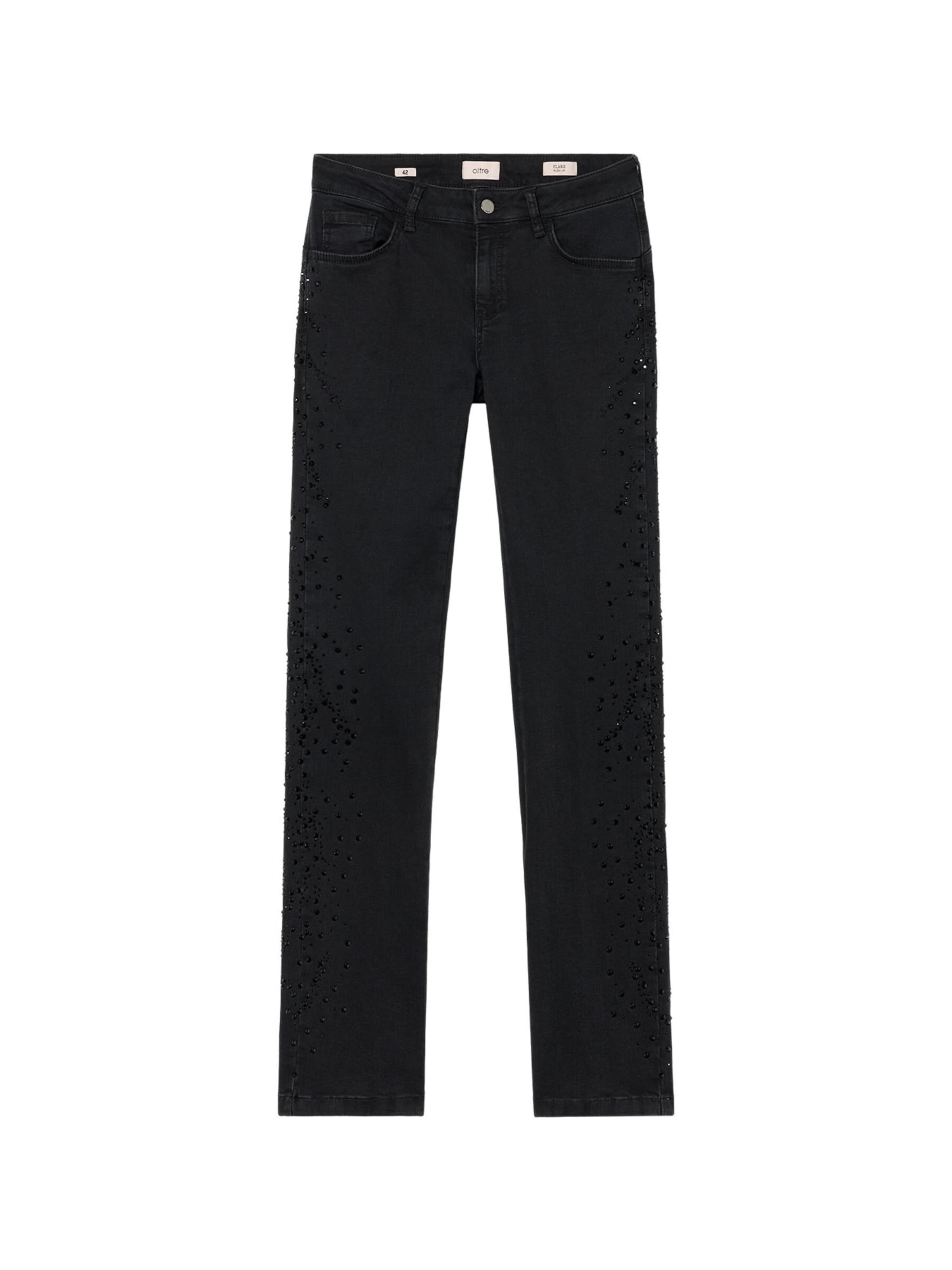 oltre Regular Jeans in Zwart: voorkant