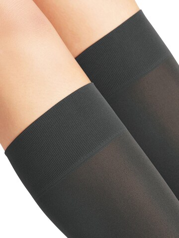 FALKE Overknee Strümpfe 'Pure Matt'‌‌‌‌‌‌‌‌‌‌ in Grau