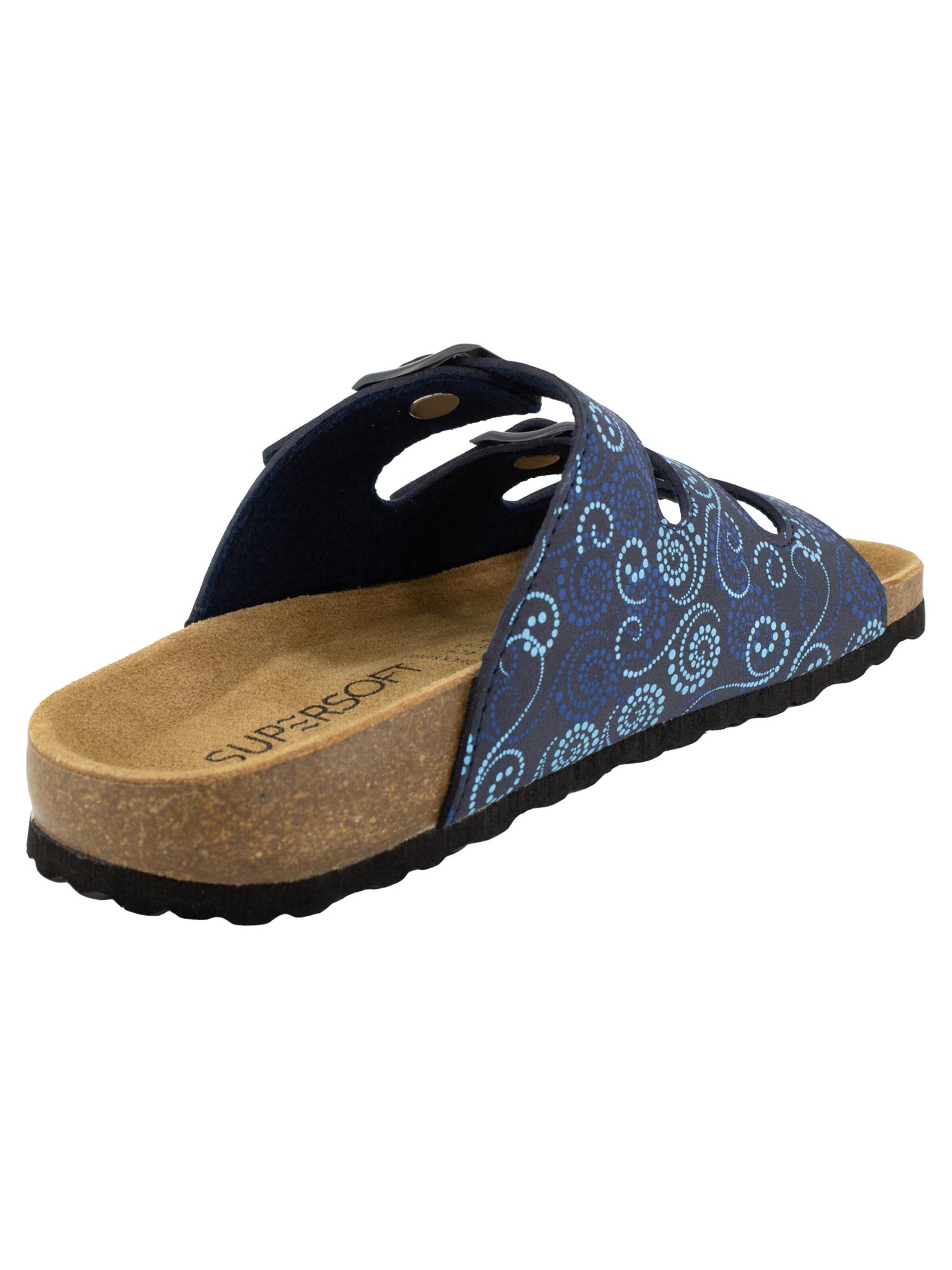 SUPERSOFT by Indigo Mules 'Classic' in Blue
