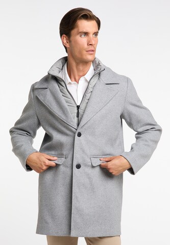 Manteau mi-saison DreiMaster Klassik en gris : devant