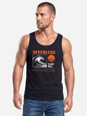 Neverless Shirt 'Surf inc wave' in Orange: front