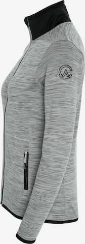 CHIEMSEE Fleece Jacket 'Trivor' in Grey