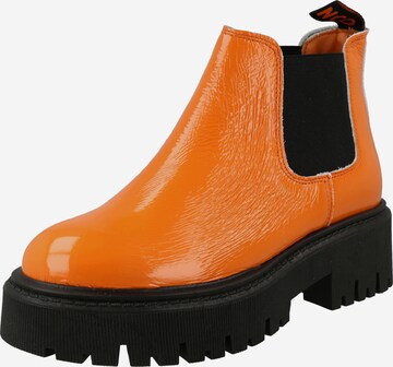 Bianco Chelsea Boots 'Garbi' in Orange: predná strana