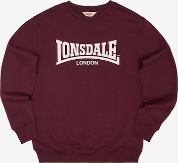 LONSDALE Collegepaita 'Welham' värissä punainen: etupuoli