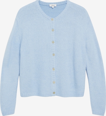 s.Oliver Knit cardigan in Blue: front