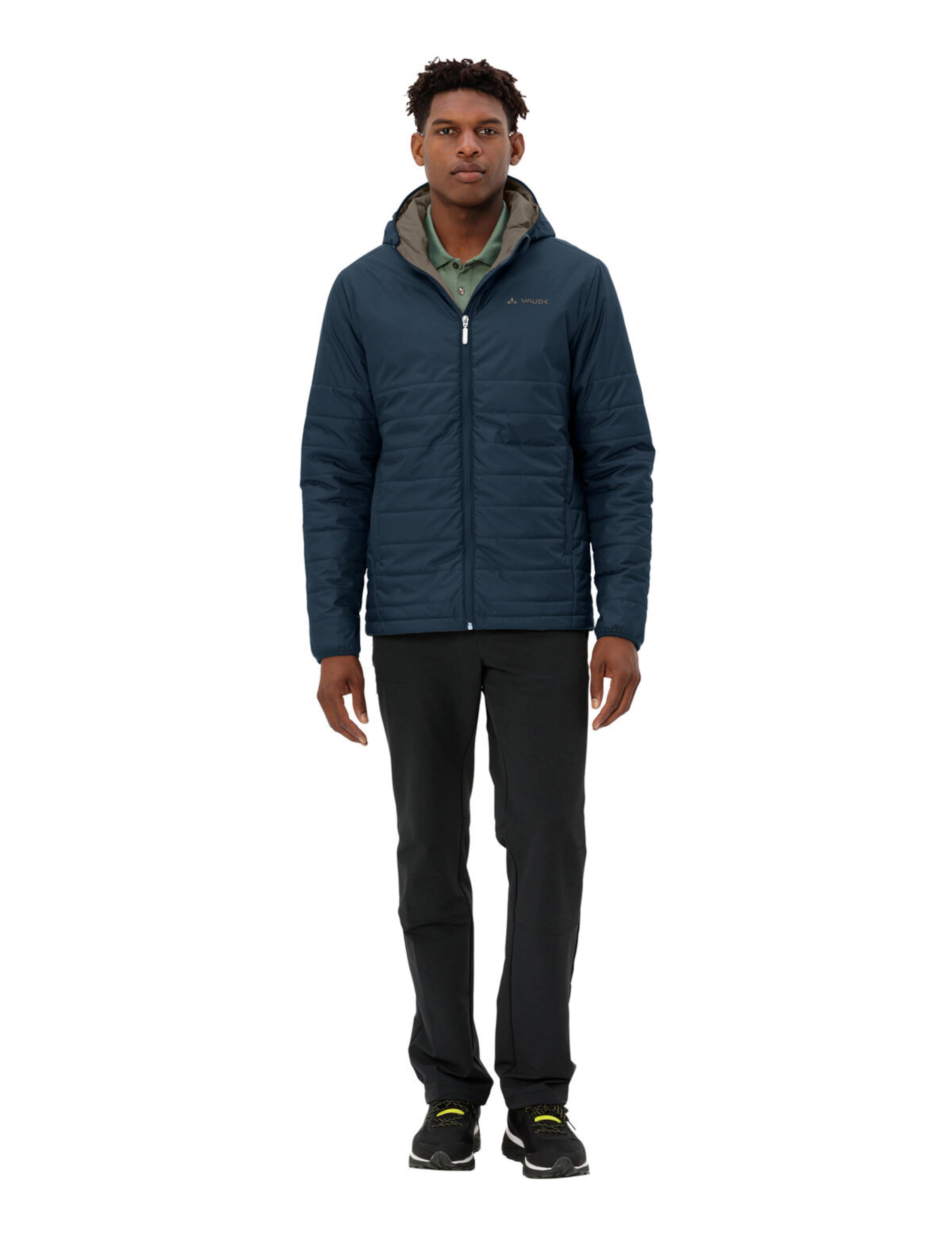 VAUDE Tesino Hooded Jacket in Blau