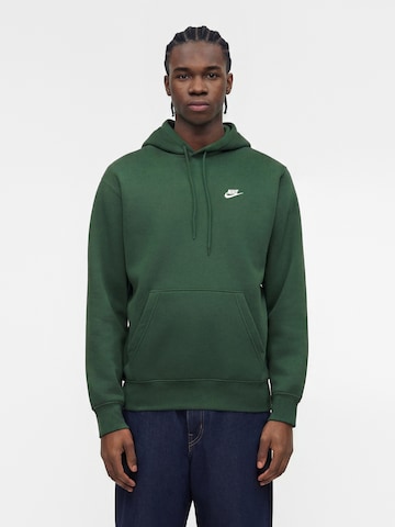 Bluză de molton 'CLUB' de la Nike Sportswear pe verde: față