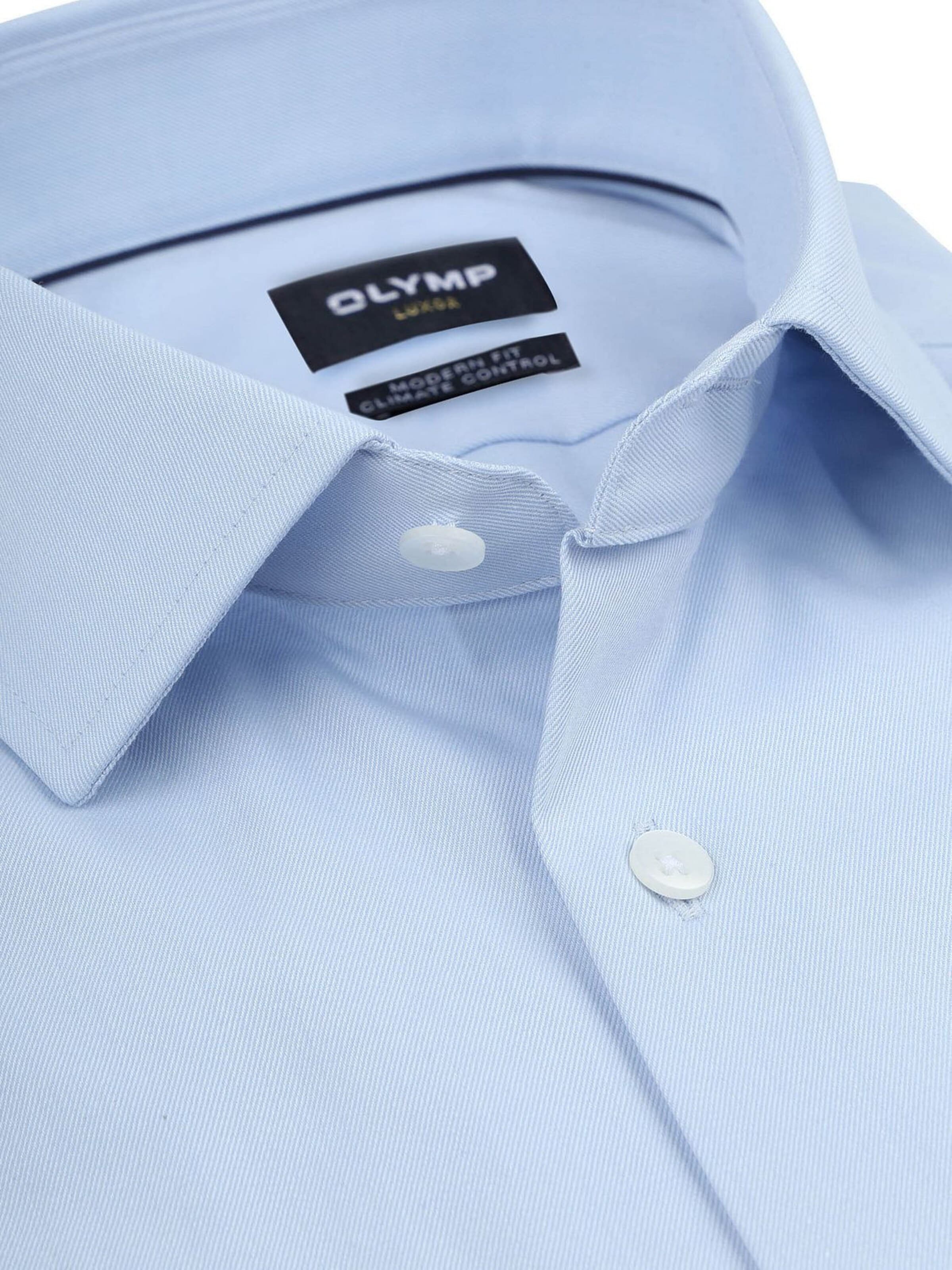 OLYMP Regular fit Button Up Shirt 'Luxor' in Blue