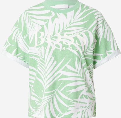 BOSS Casual Shirt 'Evina' in Green / White, Item view