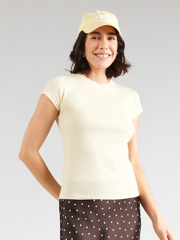 TOPSHOP Koszulka 'EVERYDAY' w kolorze żółty: przód