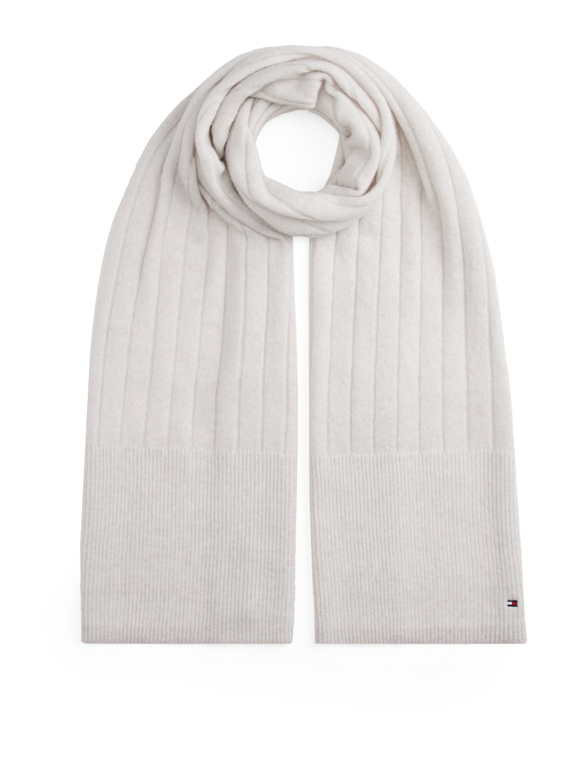 TOMMY HILFIGER Schal in Grau: Vorderseite