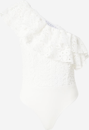 In The Style Κορμάκι-μπλούζα σε λευκό, Άποψη προϊόντος