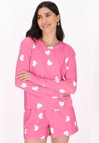 Shorty faina en rose : devant