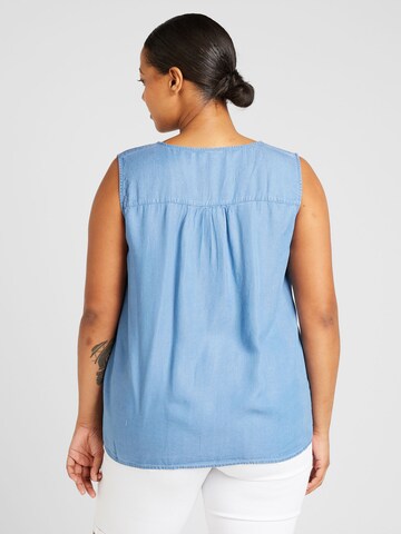 ONLY Carmakoma Top 'LAURA' in Blau