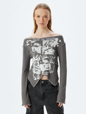 Koton Shirt in Grey: front