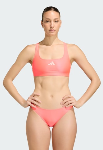 Bustier Bikini de sport ADIDAS PERFORMANCE en rose : devant