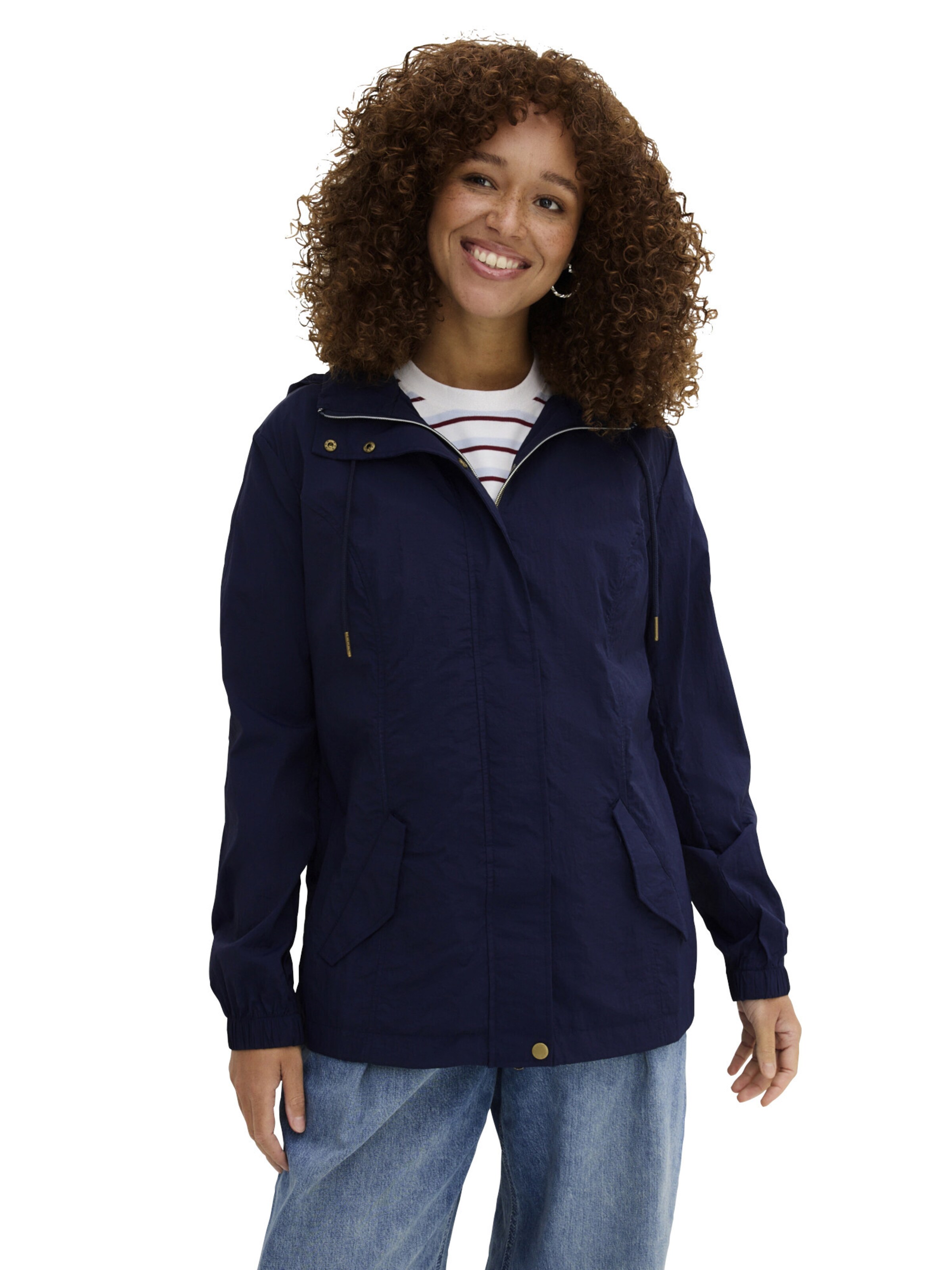bonprix Jacke in Blau: Vorderseite