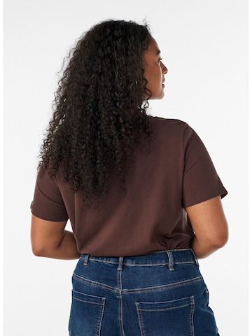 Zizzi Shirt in Brown