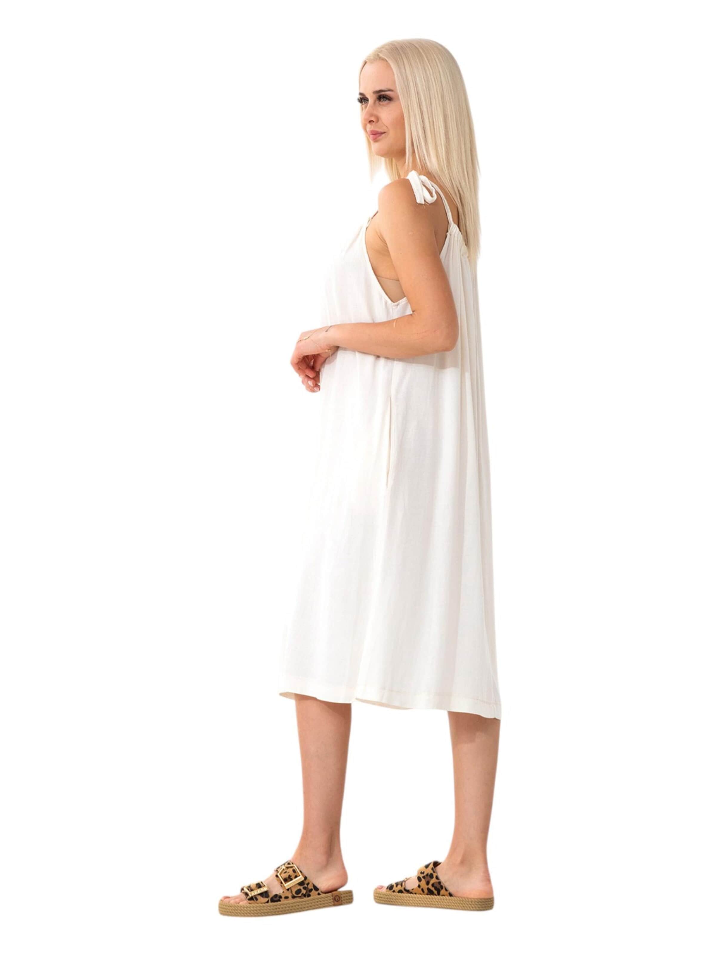 WENOR - Vestido de verano 'LEA' en blanco