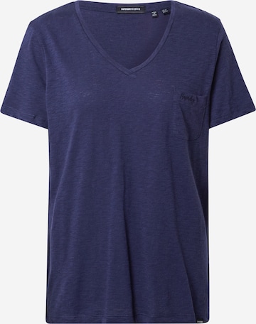 Superdry T-Shirt in Blau: predná strana