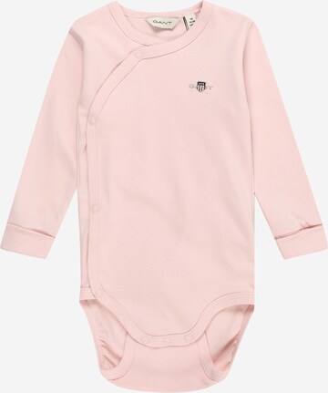 Tutina / body per bambino di GANT in rosa: frontale