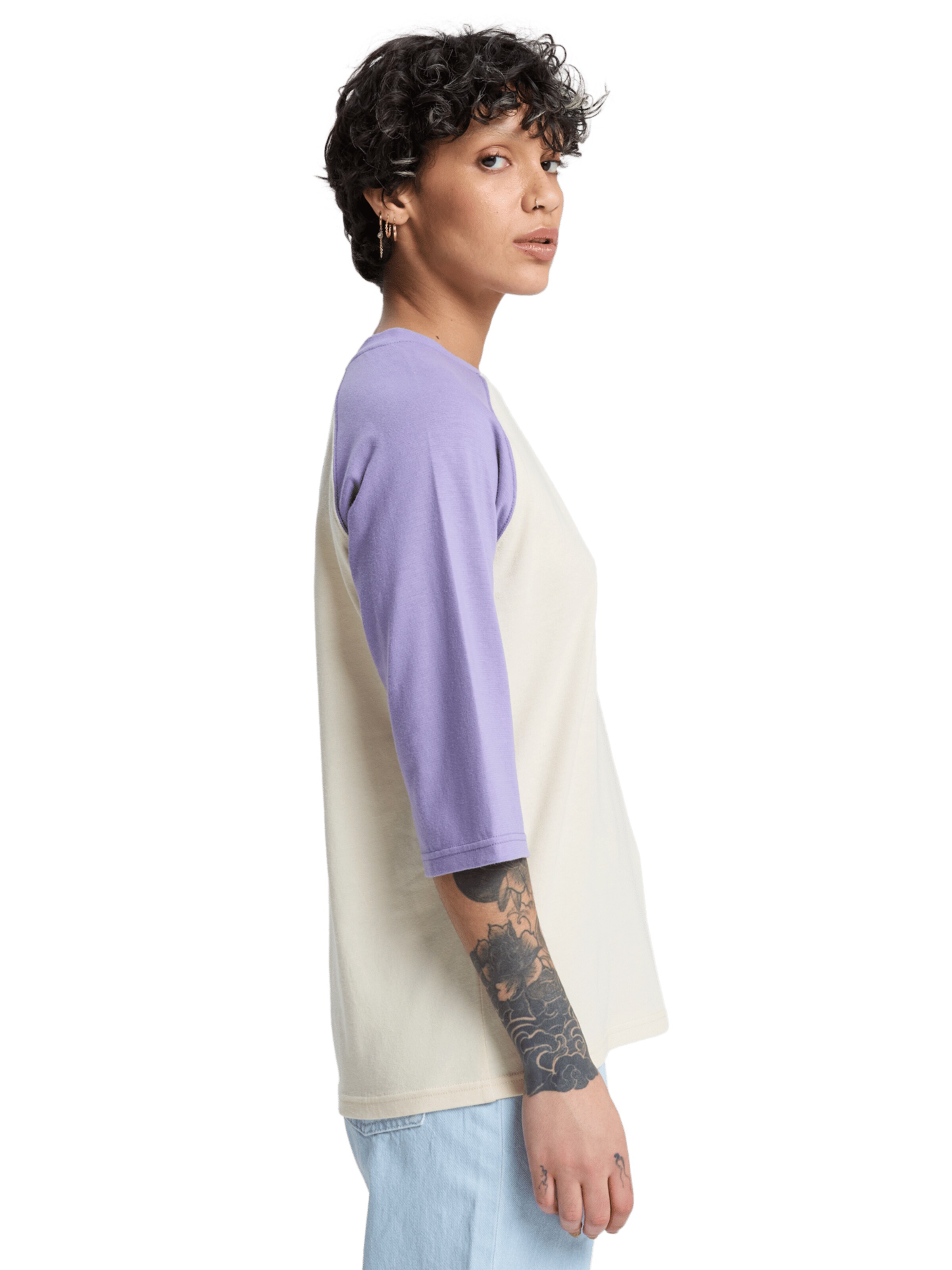 QUIKSILVER T-Shirt 'Bridge End' in Lila