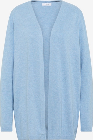 CECIL Knit Cardigan in Blue: front