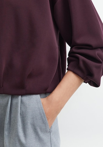 COMMA Sweatshirt in Lila: zijkant