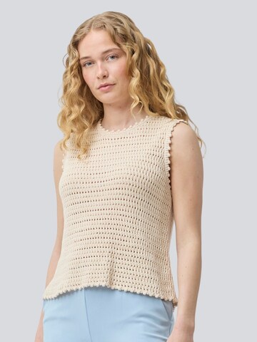 modström Top ' MieMD ' in Beige: voorkant