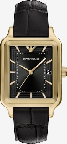 Emporio Armani Analoguhr in Gold: Vorderseite