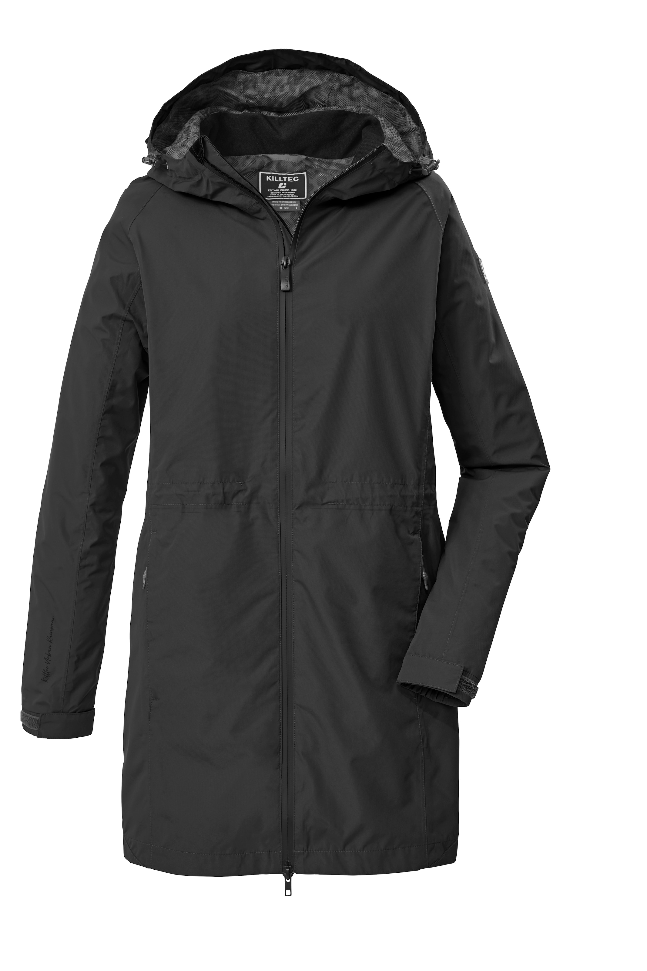 KILLTEC Funktionsparka in Schwarz: Vorderseite