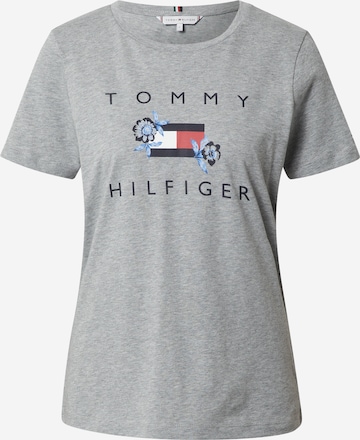 Maglietta di TOMMY HILFIGER in grigio: frontale