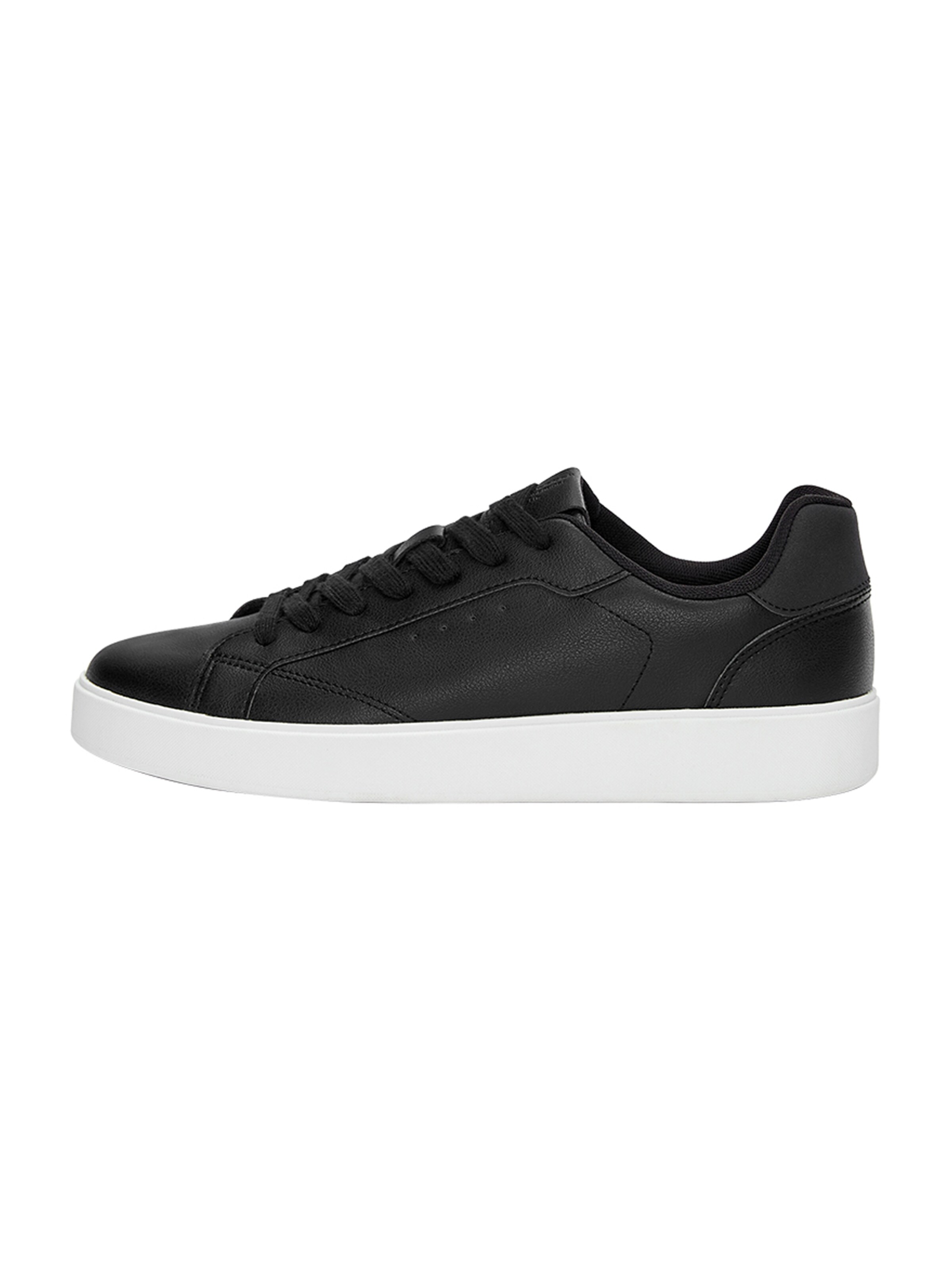 Sneaker low de la Pull&Bear pe negru