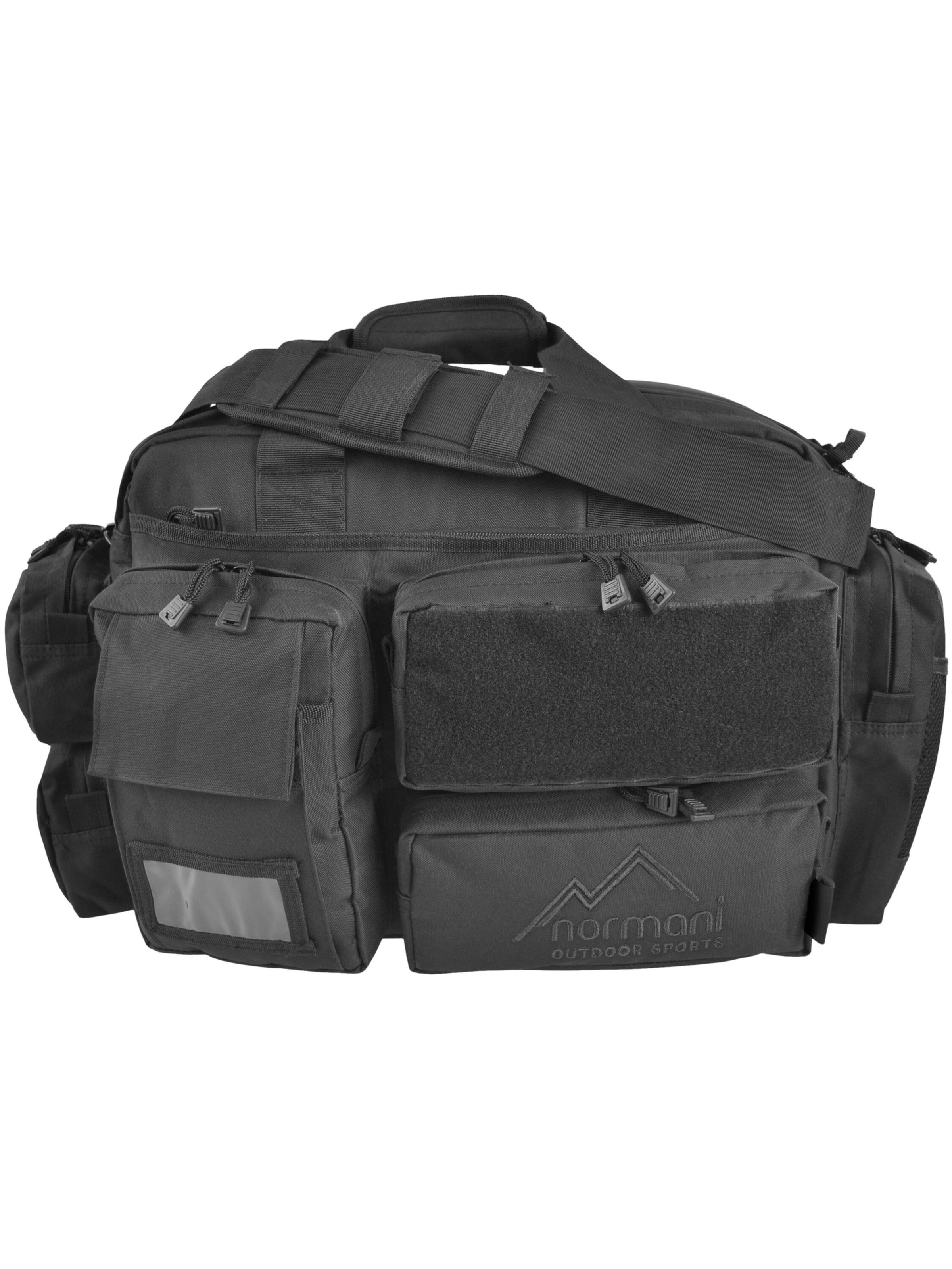 Borsa messenger di normani in grigio: frontale
