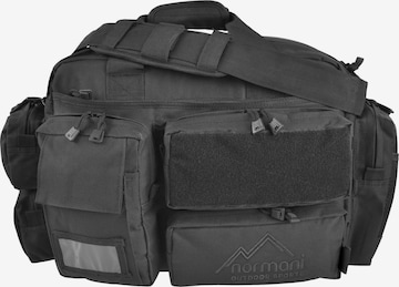 Borsa messenger di normani in grigio: frontale