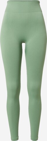 ABOUT YOU x Sofia Tsakiridou - Skinny Leggings 'Lara' en verde: frente