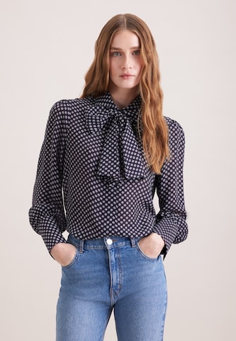 Chemisier 'Ausgestellte' SEIDENSTICKER en bleu : devant