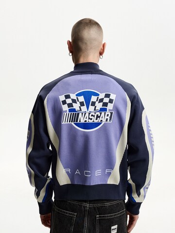 Veste de survêtement 'NASCAR' Bershka en violet