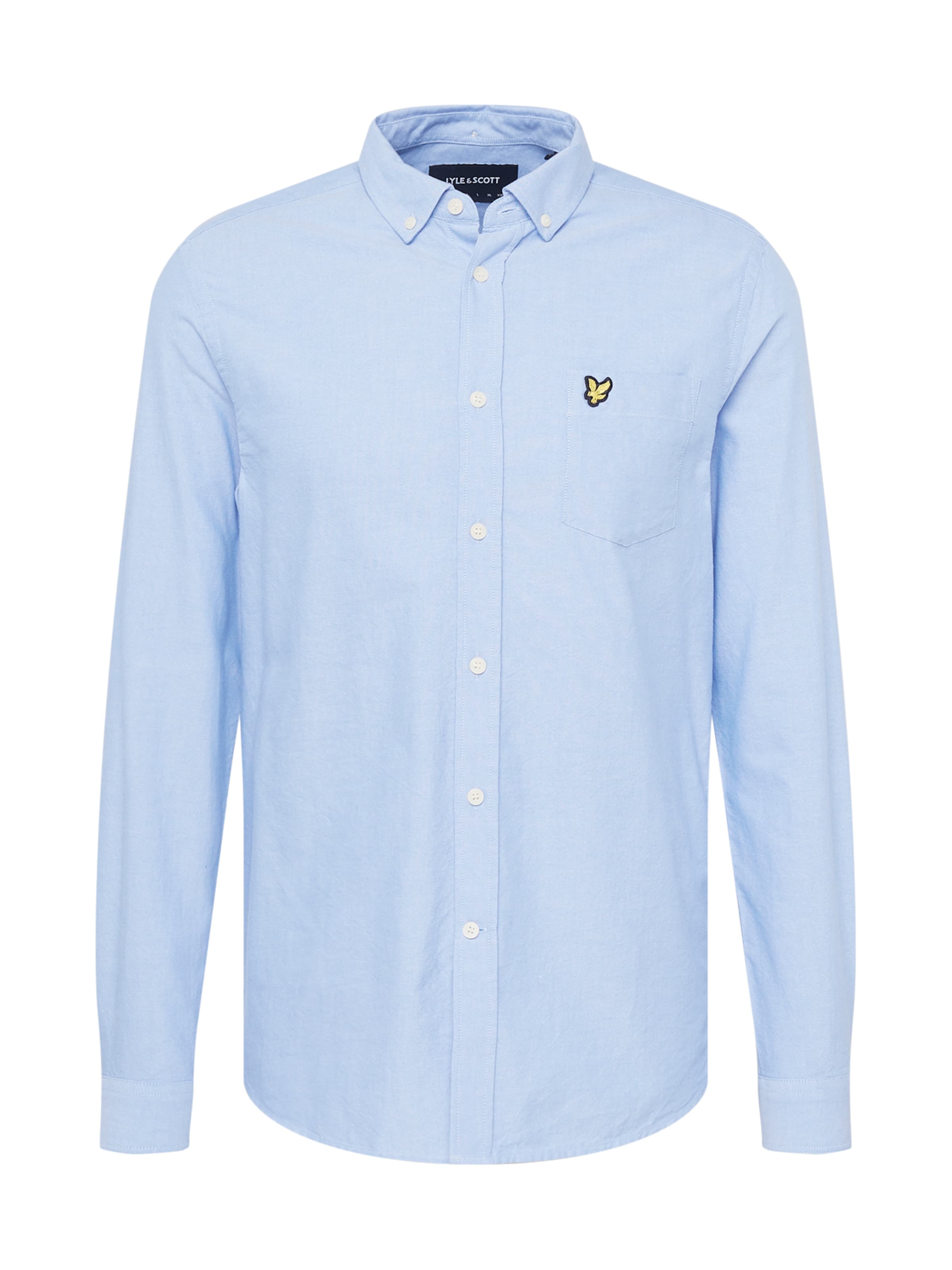 Lyle & Scott Regular fit Poslovna srajca | modra barva: sprednja stran