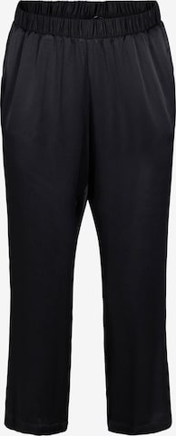 Wide Leg Pantalon 'KIYA' Zizzi en noir : devant